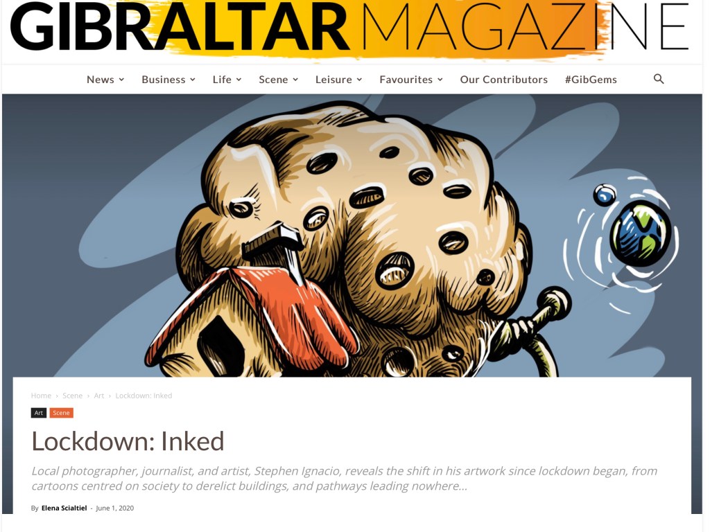 Great restart with “Lockdown:inked by Gibraltar Magazine“&nbsp;feature